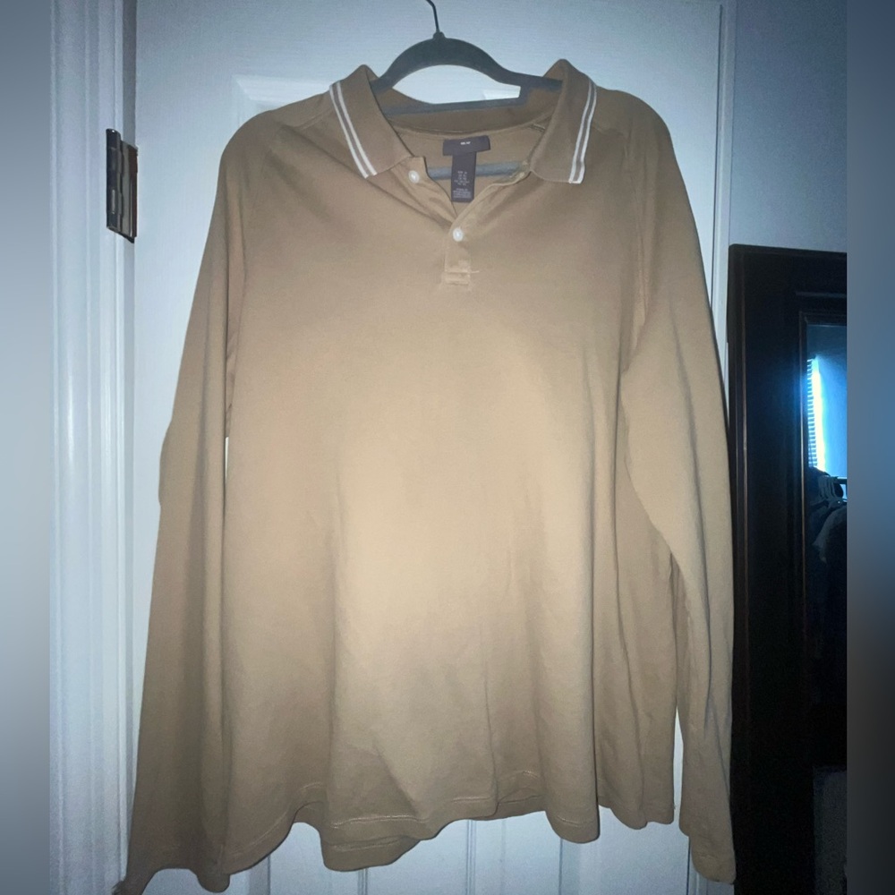 H&M Beige Polo Shirt